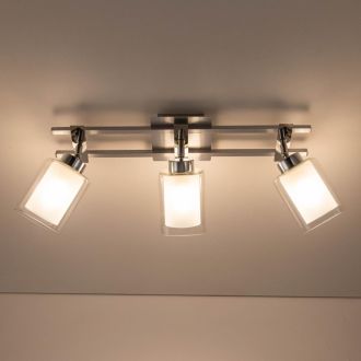 Спот Citilux Риволи CL104130, 3×E27 по 75 Вт, серый/прозрачный
