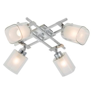 Спот Citilux Риволи CL104140, 4×E27 по 75 Вт, серый/прозрачный