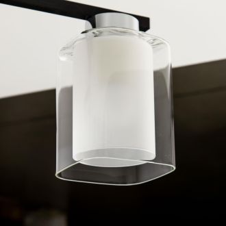 Люстра на штанге Citilux Диез CL111161, 6×E27 по 75 Вт, черный/прозрачный