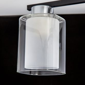 Люстра на штанге Citilux Диез CL111181, 8×E27 по 75 Вт, черный/прозрачный