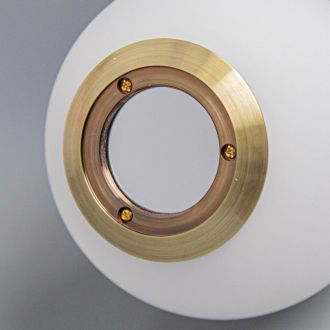 Подвесной светильник Citilux Бремен CL112123, 2×E27 по 20 Вт, бронзовый/белый