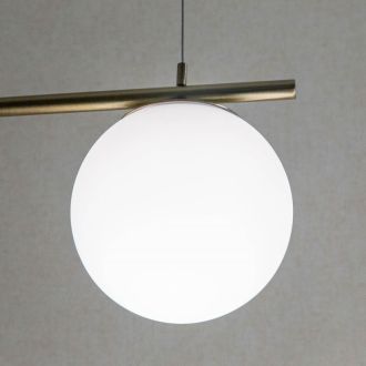Подвесной светильник Citilux Бремен CL112123, 2×E27 по 20 Вт, бронзовый/белый