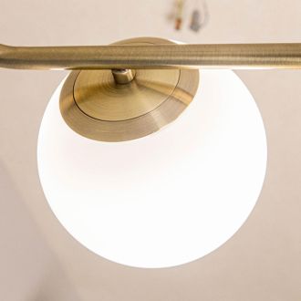 Подвесной светильник Citilux Бремен CL112123, 2×E27 по 20 Вт, бронзовый/белый