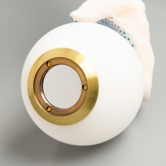 Подвесной светильник Citilux Бремен CL112133, 3×E27 по 20 Вт, бронзовый/белый