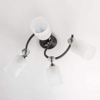 Спот Citilux Сиерра CL119241, 4×E27 по 75 Вт, черный/прозрачный