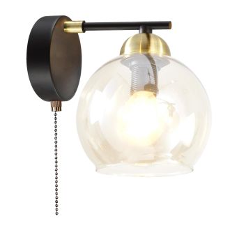 Бра Citilux Анри CL124315, E14, 60 Вт, черный/прозрачный, современный стиль