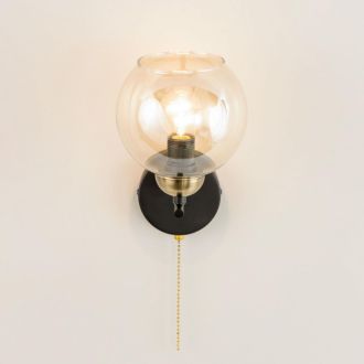Бра Citilux Анри CL124315, E14, 60 Вт, черный/прозрачный, современный стиль