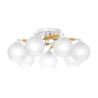 Накладная люстра Citilux Tika CL133170, 7×E27 по 75 Вт, белый