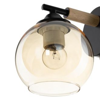 Бра Citilux Tika CL133411, E27, 75 Вт, черный/желтый, лофт стиль