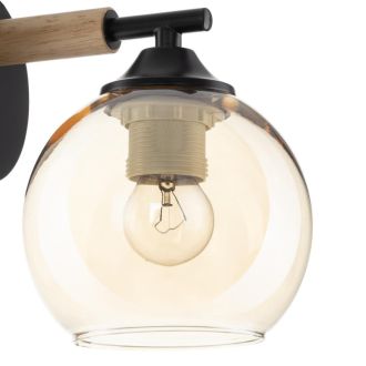 Бра Citilux Tika CL133411, E27, 75 Вт, черный/желтый, лофт стиль