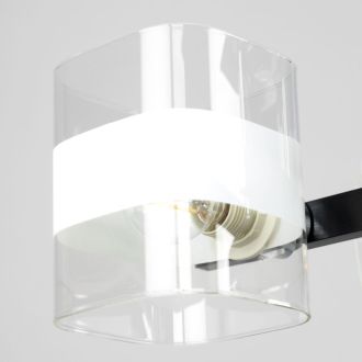 Накладная люстра Citilux Вирта CL139242, 4×E14 по 60 Вт, черный/прозрачный