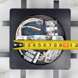 Накладная люстра Citilux Вирта CL139242, 4×E14 по 60 Вт, черный/прозрачный