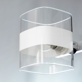 Люстра на штанге Citilux Вирта CL139280, 8×E14 по 60 Вт, хром/прозрачный