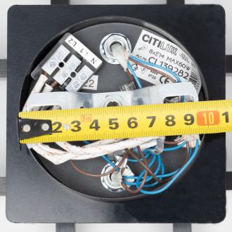 Накладная люстра Citilux Вирта CL139282, 8×E14 по 60 Вт, черный/прозрачный