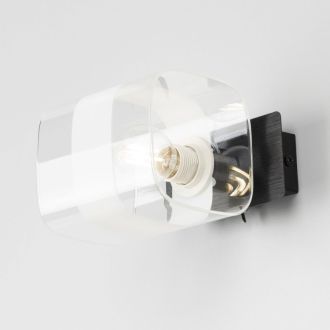 Бра Citilux Вирта CL139312, E14, 60 Вт, черный/прозрачный, модерн стиль