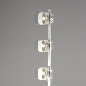 Торшер Citilux Вирта CL139930, 3×E14 по 60 Вт, хром/прозрачный