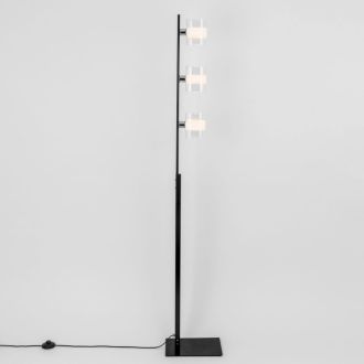 Торшер Citilux Вирта CL139932, 3×E14 по 60 Вт, черный/прозрачный