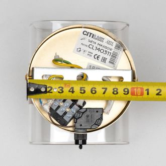 Бра Citilux Бертон CL140311, E14, 60 Вт, бронзовый/прозрачный