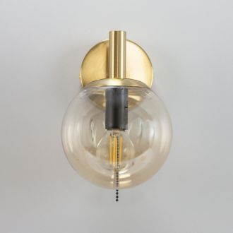Бра Citilux Шарлиз CL143413, E14, 40 Вт, бронзовый/прозрачный