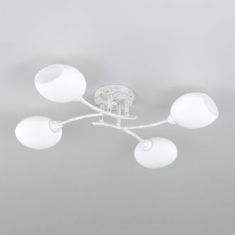 Накладная люстра Citilux Флорида CL148140, 4×E14 по 60 Вт, белый