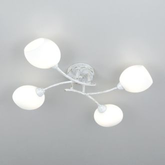 Накладная люстра Citilux Флорида CL148140, 4×E14 по 60 Вт, белый