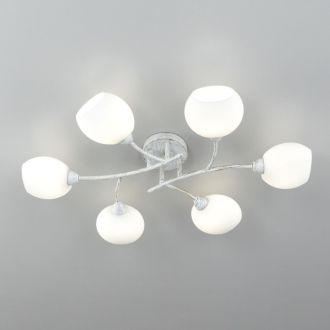 Накладная люстра Citilux Флорида CL148160, 6×E14 по 60 Вт, белый