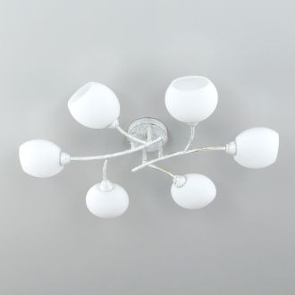 Накладная люстра Citilux Флорида CL148160, 6×E14 по 60 Вт, белый