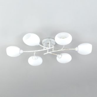 Накладная люстра Citilux Флорида CL148160, 6×E14 по 60 Вт, белый