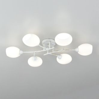 Накладная люстра Citilux Флорида CL148160, 6×E14 по 60 Вт, белый