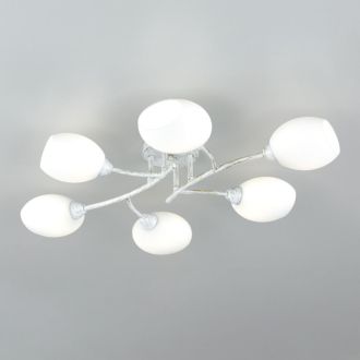 Накладная люстра Citilux Флорида CL148160, 6×E14 по 60 Вт, белый