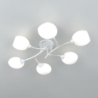 Накладная люстра Citilux Флорида CL148160, 6×E14 по 60 Вт, белый