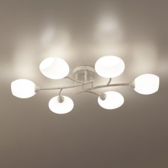 Накладная люстра Citilux Флорида CL148160, 6×E14 по 60 Вт, белый