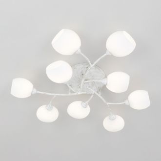 Накладная люстра Citilux Флорида CL148190, 9×E14 по 60 Вт, белый