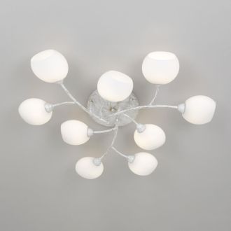 Накладная люстра Citilux Флорида CL148190, 9×E14 по 60 Вт, белый