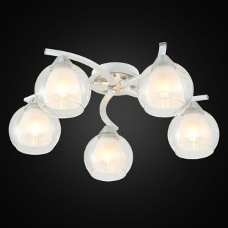 Накладная люстра Citilux Кристи CL152150, 5×E27 по 75 Вт, белый