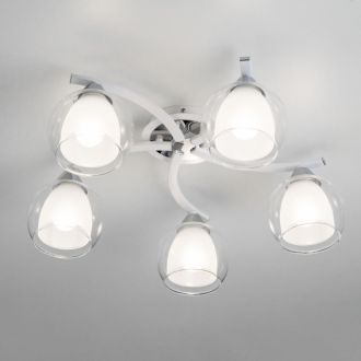 Накладная люстра Citilux Кристи CL152150, 5×E27 по 75 Вт, белый
