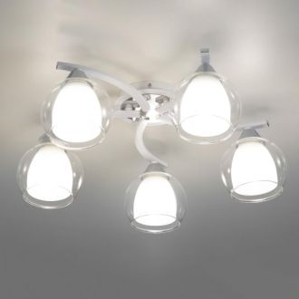 Накладная люстра Citilux Кристи CL152150, 5×E27 по 75 Вт, белый