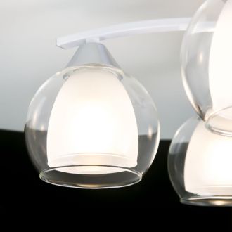 Накладная люстра Citilux Кристи CL152150, 5×E27 по 75 Вт, белый