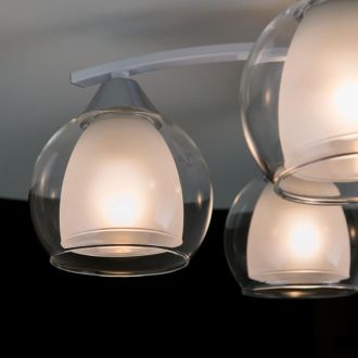 Накладная люстра Citilux Кристи CL152150, 5×E27 по 75 Вт, белый