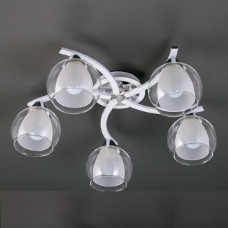 Накладная люстра Citilux Кристи CL152150, 5×E27 по 75 Вт, белый