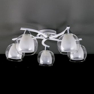 Накладная люстра Citilux Кристи CL152150, 5×E27 по 75 Вт, белый