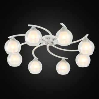 Накладная люстра Citilux Кристи CL152180, 8×E27 по 75 Вт, белый