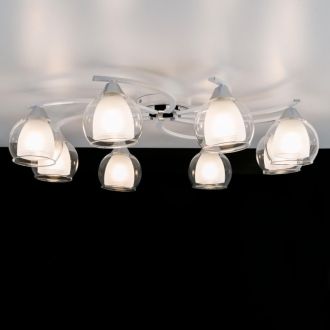 Накладная люстра Citilux Кристи CL152180, 8×E27 по 75 Вт, белый