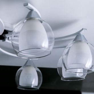 Накладная люстра Citilux Кристи CL152180, 8×E27 по 75 Вт, белый