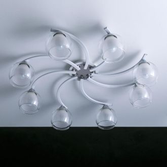 Накладная люстра Citilux Кристи CL152180, 8×E27 по 75 Вт, белый