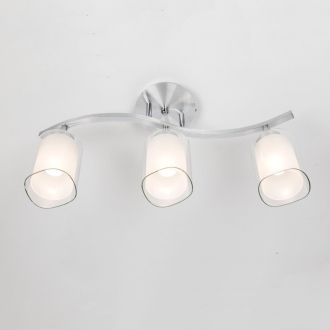 Спот Citilux Аэлита CL169131, 3×E27 по 75 Вт, хром/белый, современный стиль