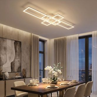Накладная люстра Citilux Kubit CL201130, LED 64 Вт, белый, современный стиль