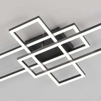 Накладная люстра Citilux Kubit CL201131, LED 64 Вт, черный/белый