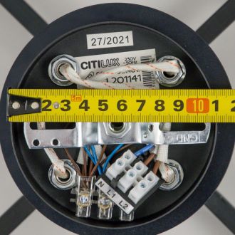 Люстра на штанге Citilux Дэвис CL201141, 4×G9 по 40 Вт, коричневый/бежевый