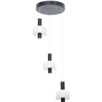 Каскадная люстра Citilux Майя CL202031, LED 16 Вт, коричневый